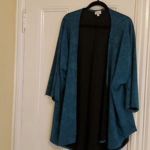 Lularoe teal kimono large